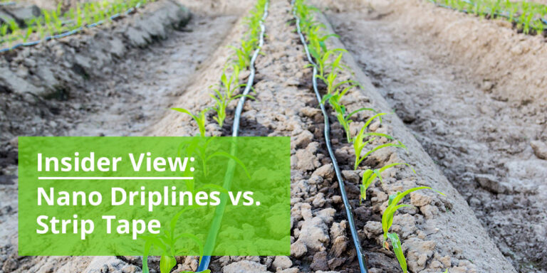 Nano Driplines vs. Strip Tape