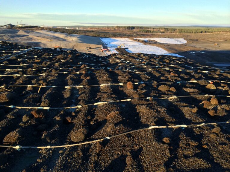 suspended solids in leach mining