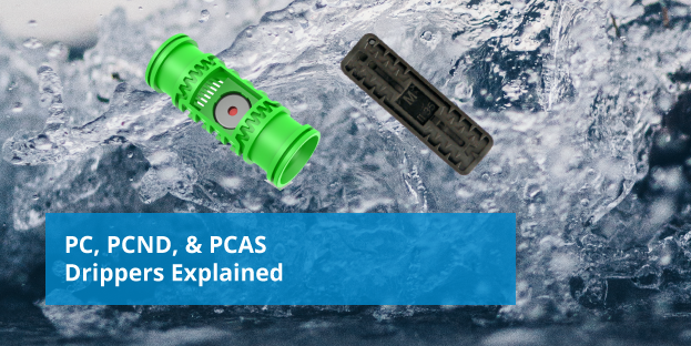 Difference between pc, pcnd & pcas drip emirtters